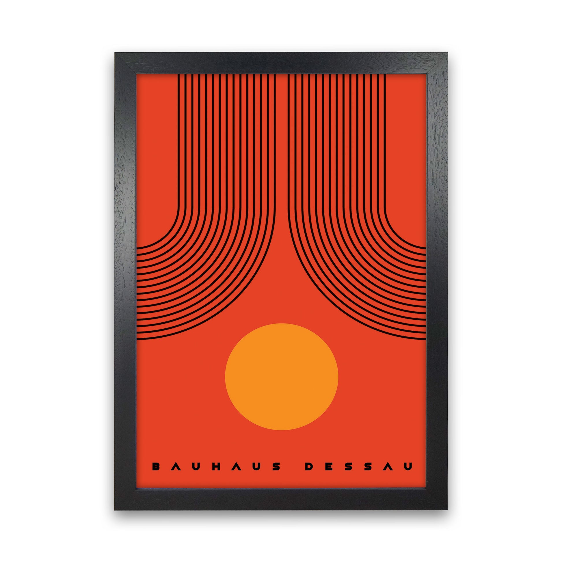 Bauhaus Design IIIIII Art Print by Jason Stanley Black Grain