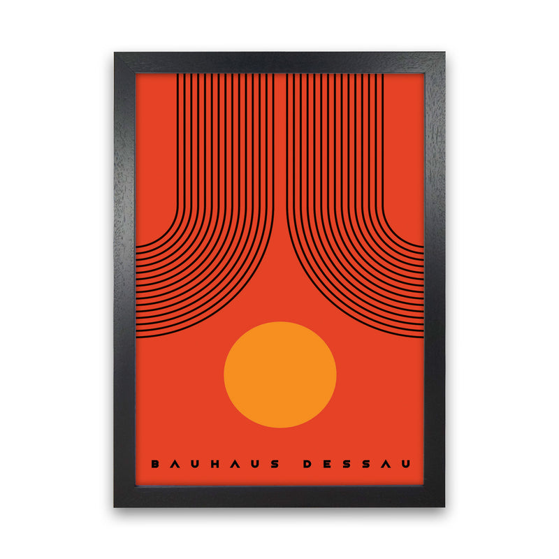 Bauhaus Design IIIIII Art Print by Jason Stanley Black Grain