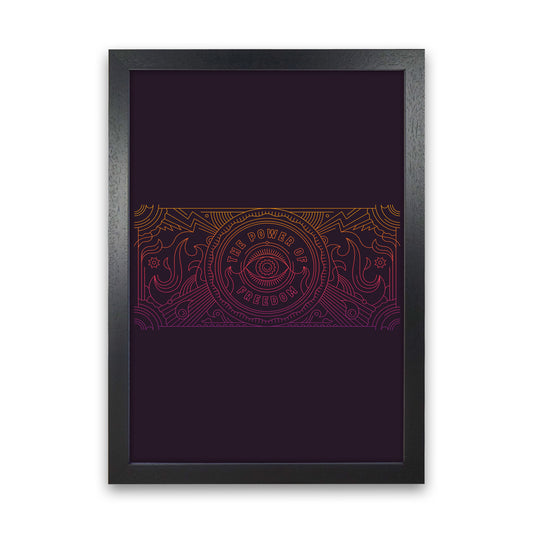 The Power Of Freedom Art Print by Jason Stanley Black Grain