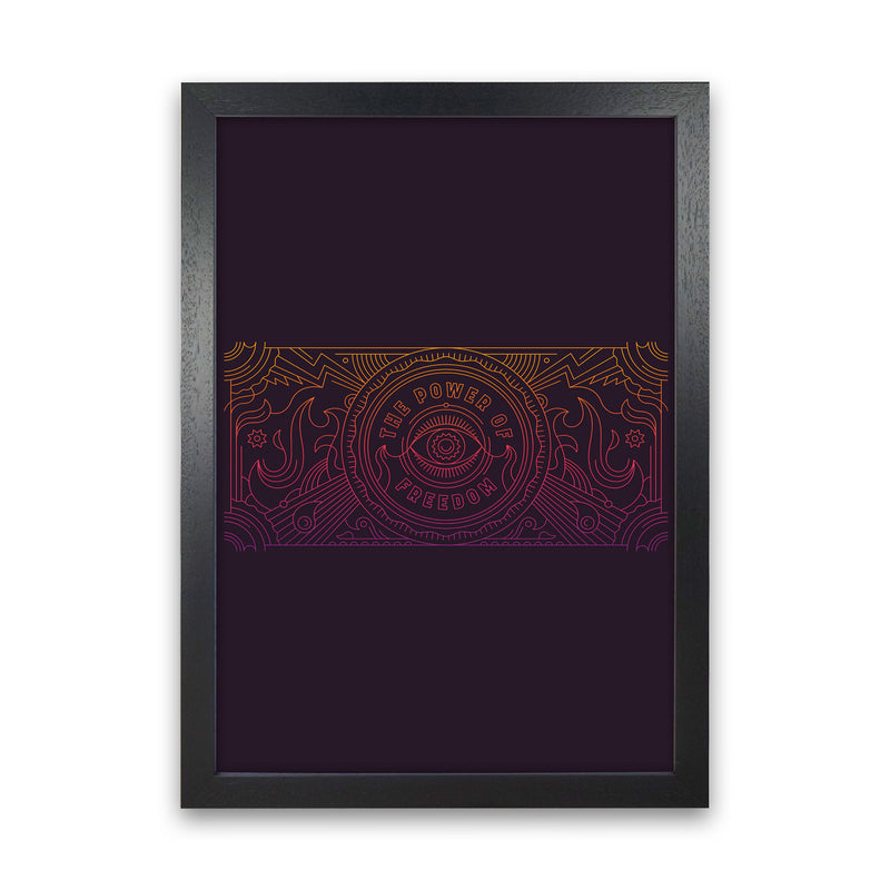 The Power Of Freedom Art Print by Jason Stanley Black Grain