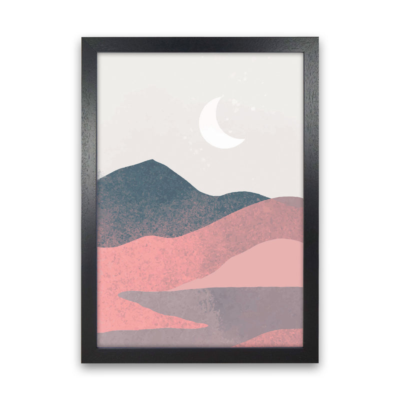 Minimal Landscape 2 Art Print by Jason Stanley Black Grain