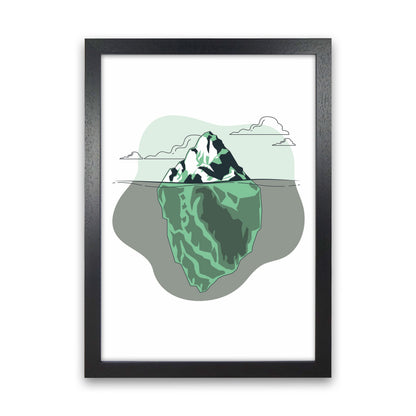 Iceberg Right Ahead Art Print by Jason Stanley Black Grain