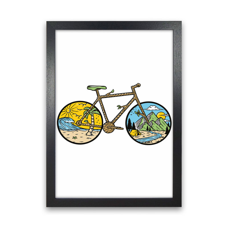 Best Bike Ride Ever Art Print by Jason Stanley Black Grain