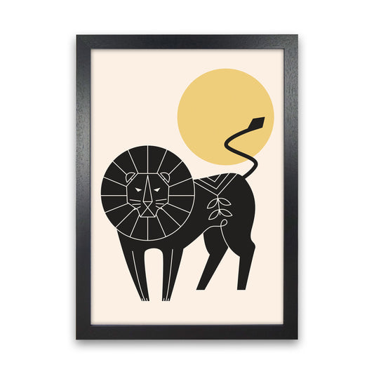 King Of The Jungle Art Print by Jason Stanley Black Grain