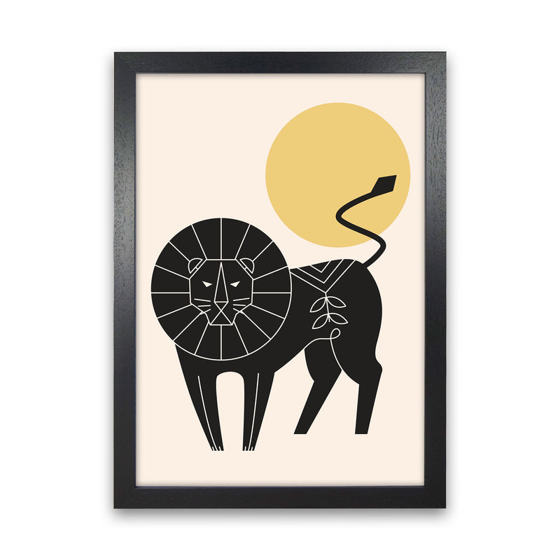 King Of The Jungle Art Print by Jason Stanley Black Grain