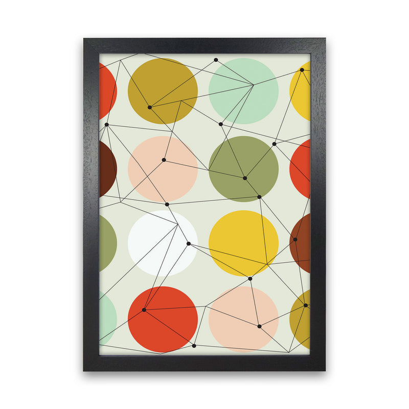 Geometry On Circles Art Print by Jason Stanley Black Grain