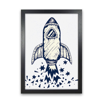 5-4-3-2-1-Blastoff Art Print by Jason Stanley Black Grain
