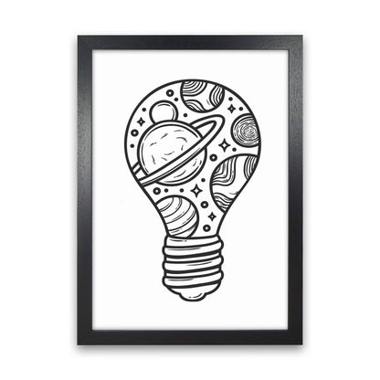 I Just Had An Idea Art Print by Jason Stanley Black Grain