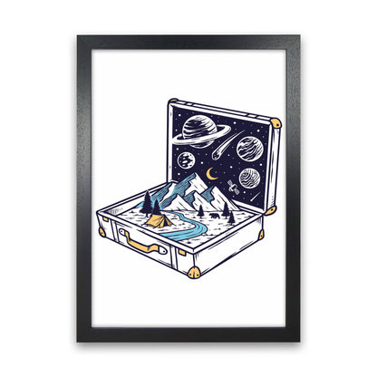 Carry On Carry All Art Print by Jason Stanley Black Grain