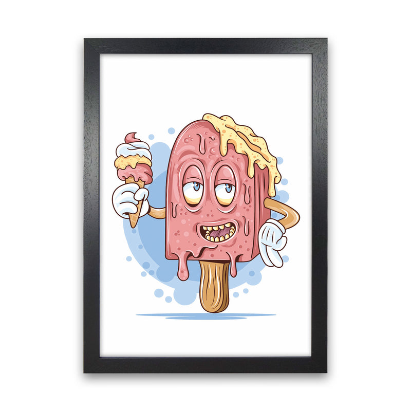 Don'T Let Me Melt Art Print by Jason Stanley Black Grain
