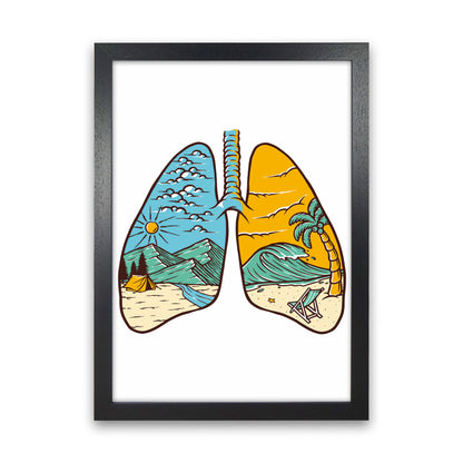 Breathe It All In Art Print by Jason Stanley Black Grain