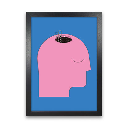 Keep An Open Mind Art Print by Jason Stanley Black Grain