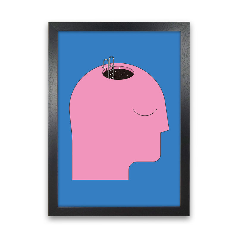 Keep An Open Mind Art Print by Jason Stanley Black Grain