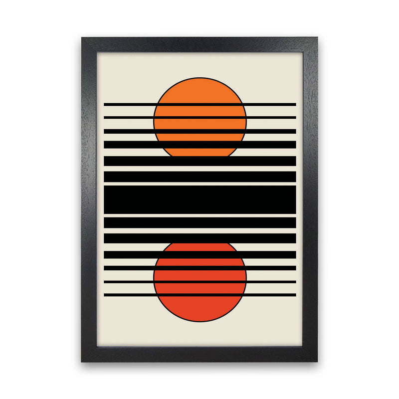 Geometric Suns II Art Print by Jason Stanley Black Grain