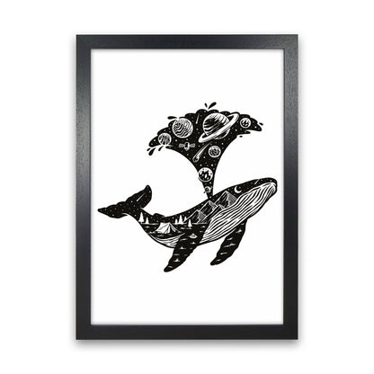 Humpback Universe Art Print by Jason Stanley Black Grain