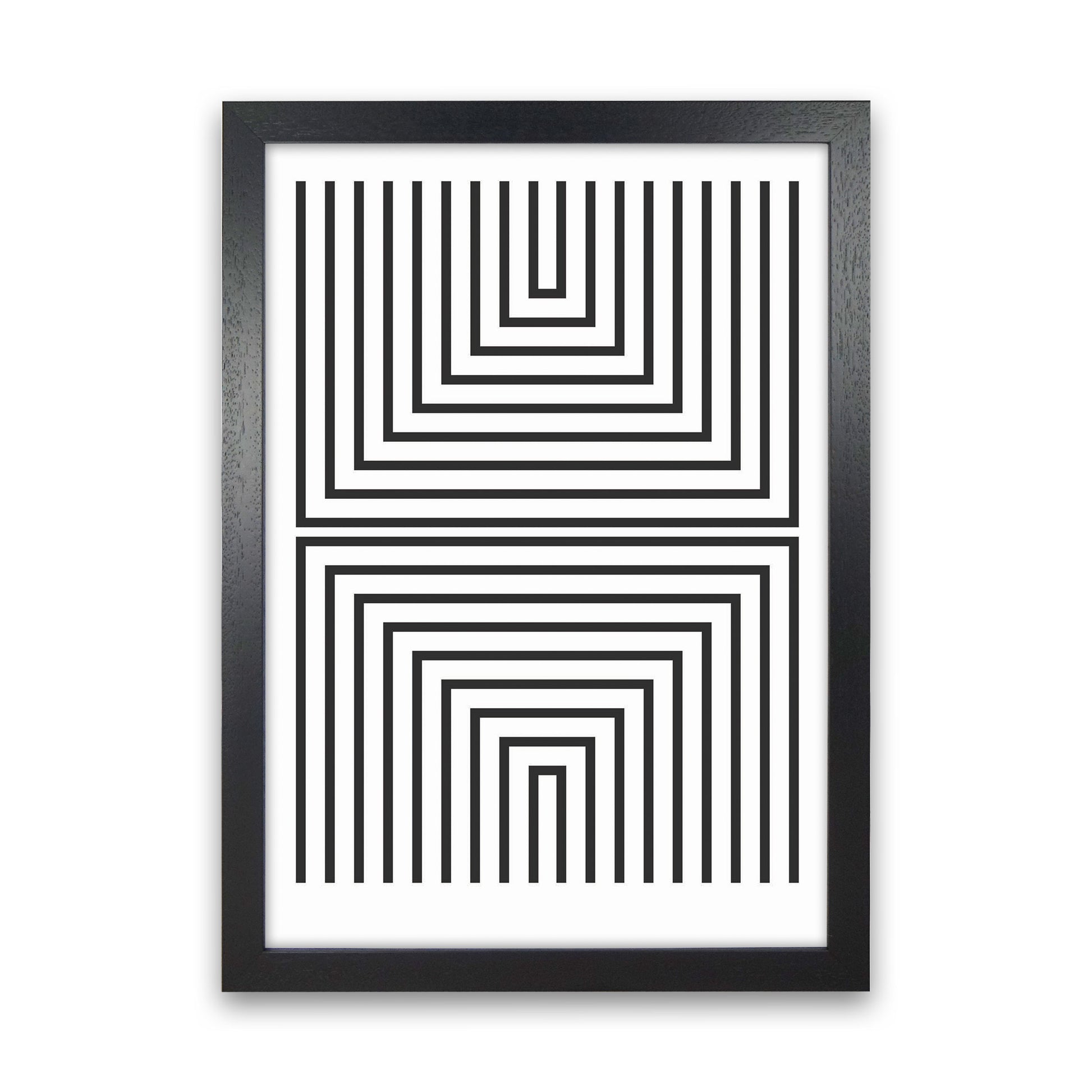 Pattern Series -3 Art Print by Jason Stanley Black Grain