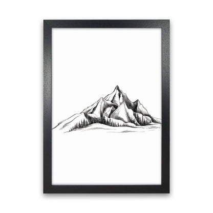 To The Mountains Art Print by Jason Stanley Black Grain