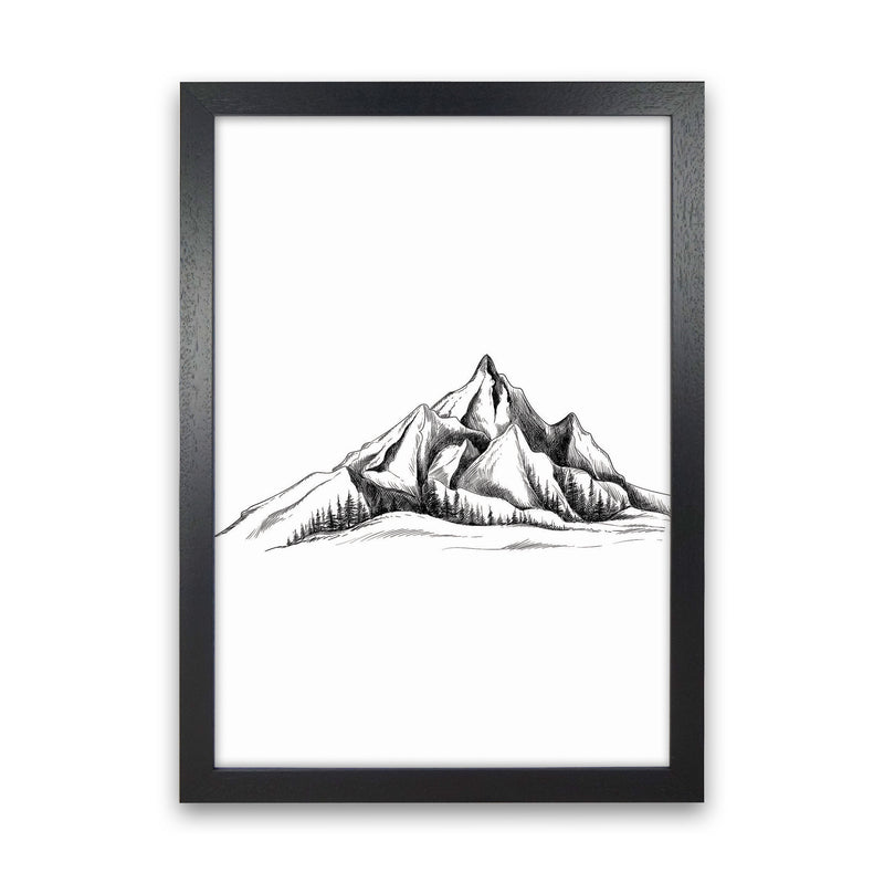 To The Mountains Art Print by Jason Stanley Black Grain