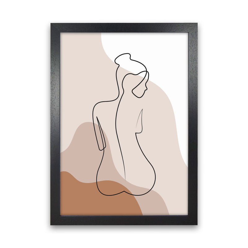 Female Figure II Art Print by Jason Stanley Black Grain