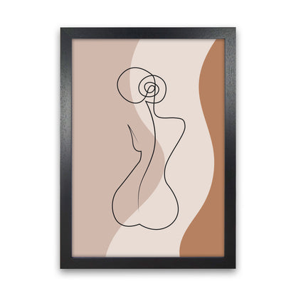 Female Figure I Art Print by Jason Stanley Black Grain