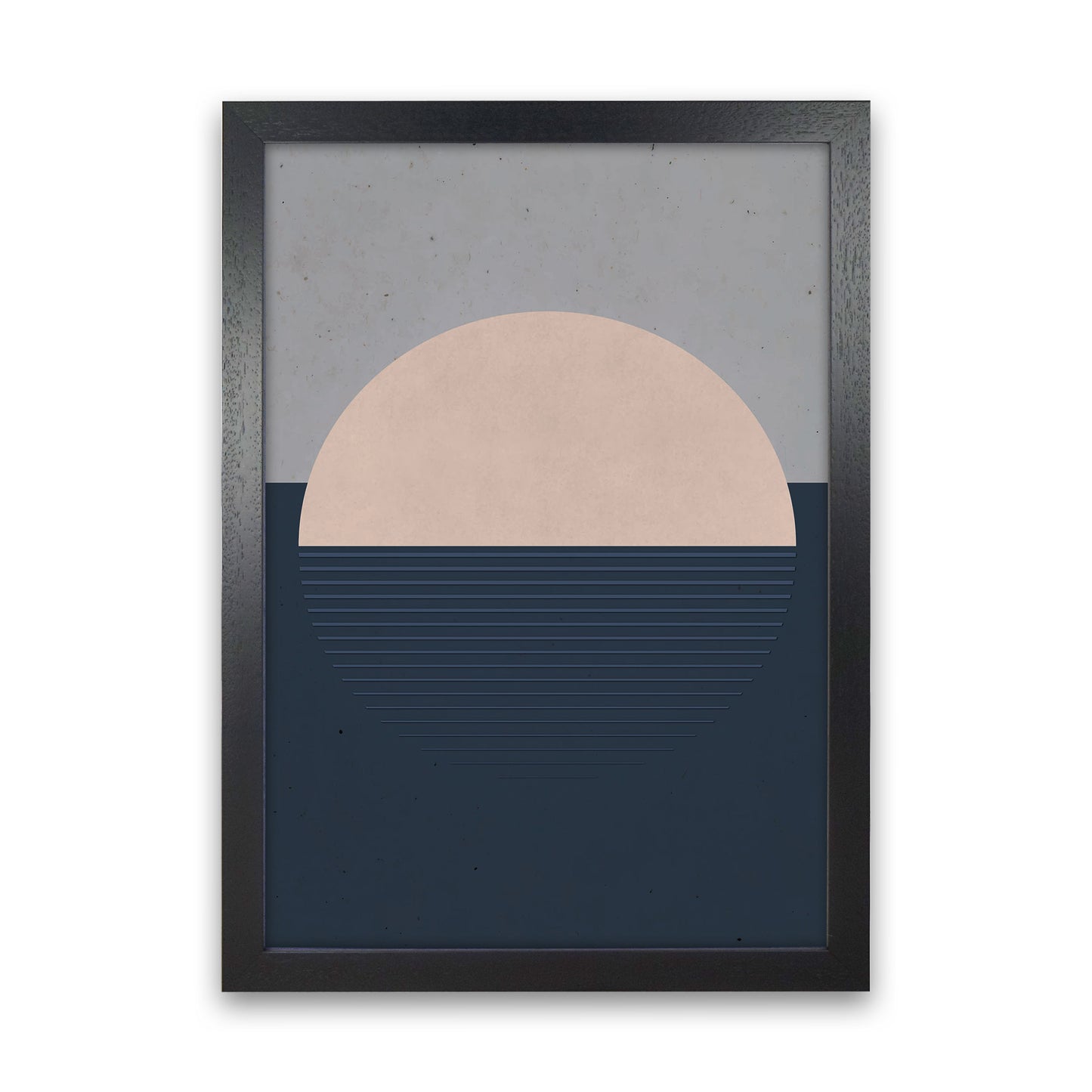 Minimal Vibes 2 Art Print by Jason Stanley Black Grain