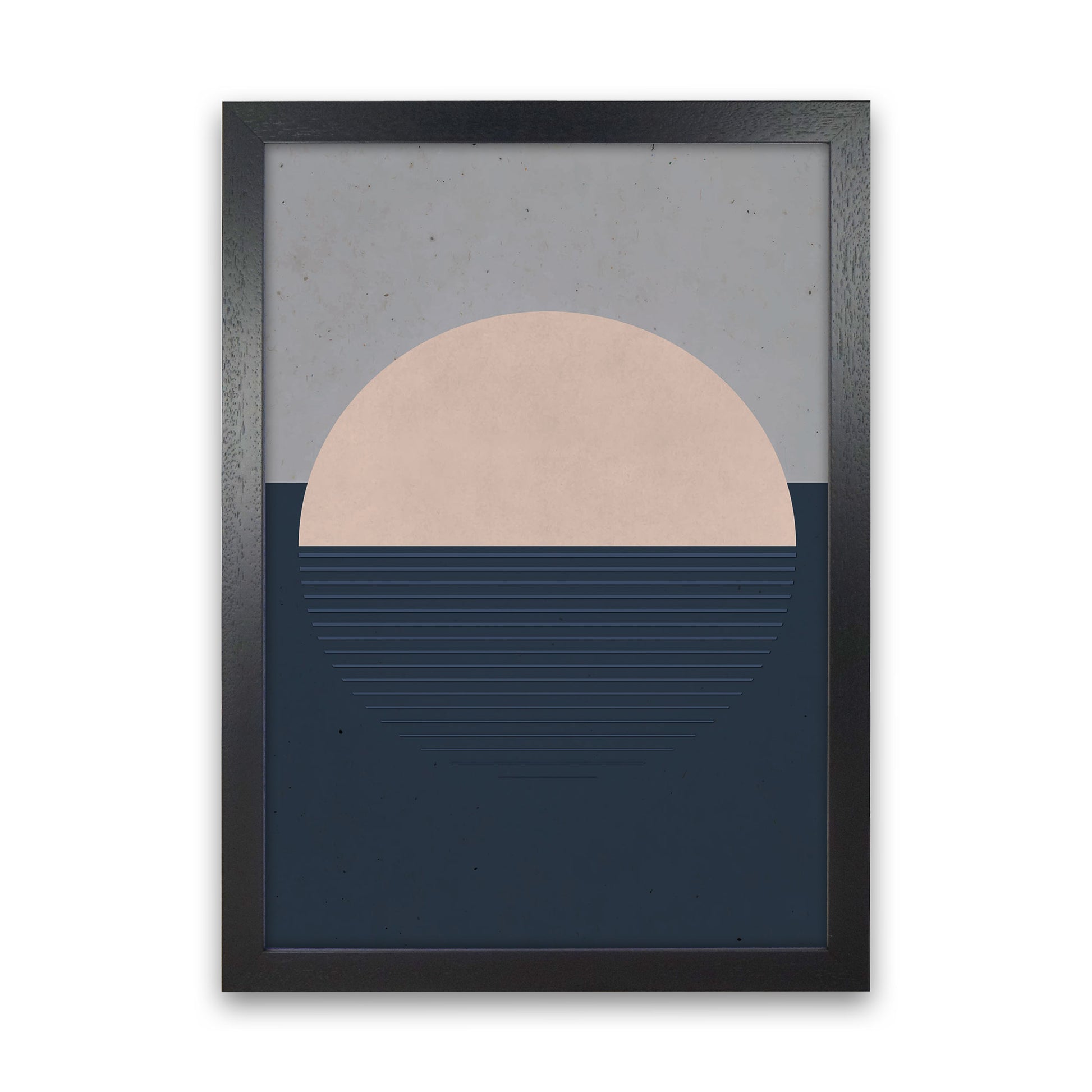 Minimal Vibes 2 Art Print by Jason Stanley Black Grain