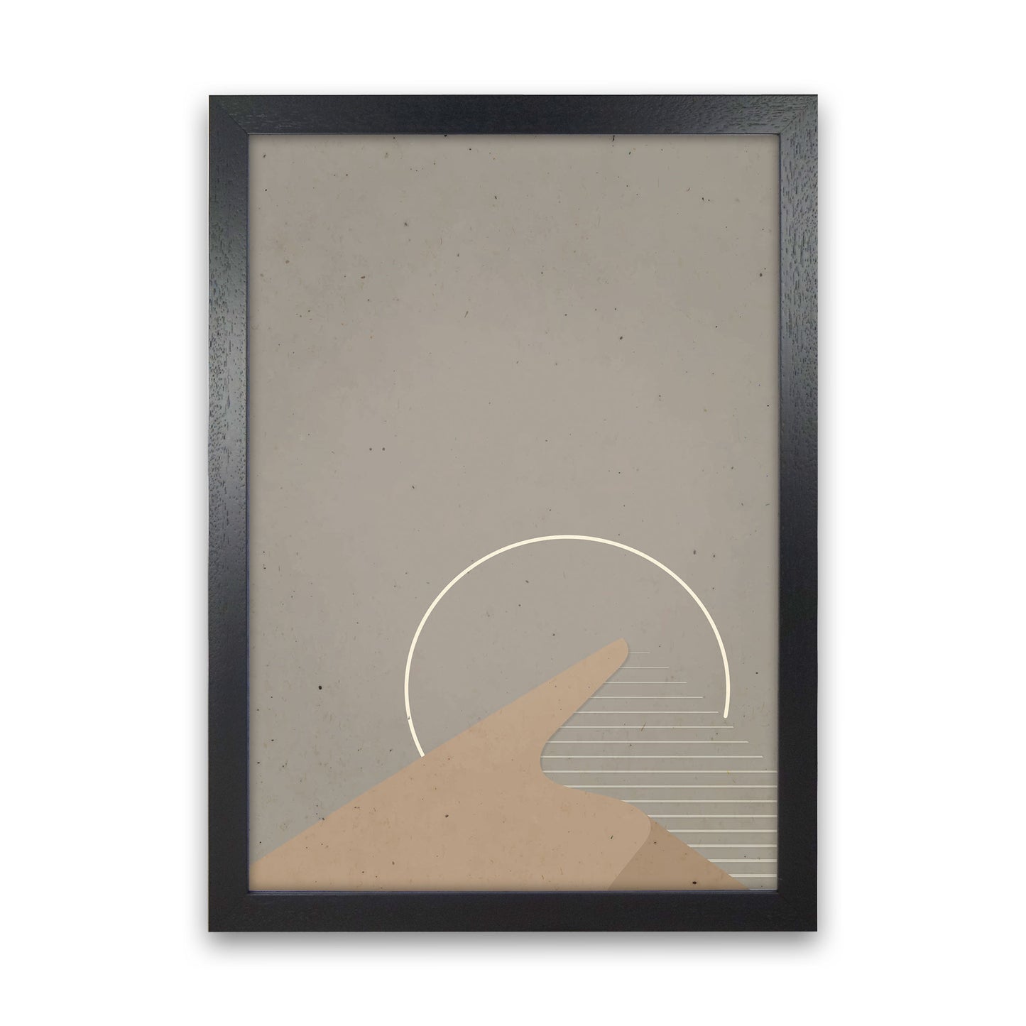 Minimal Vibes 3 Art Print by Jason Stanley Black Grain