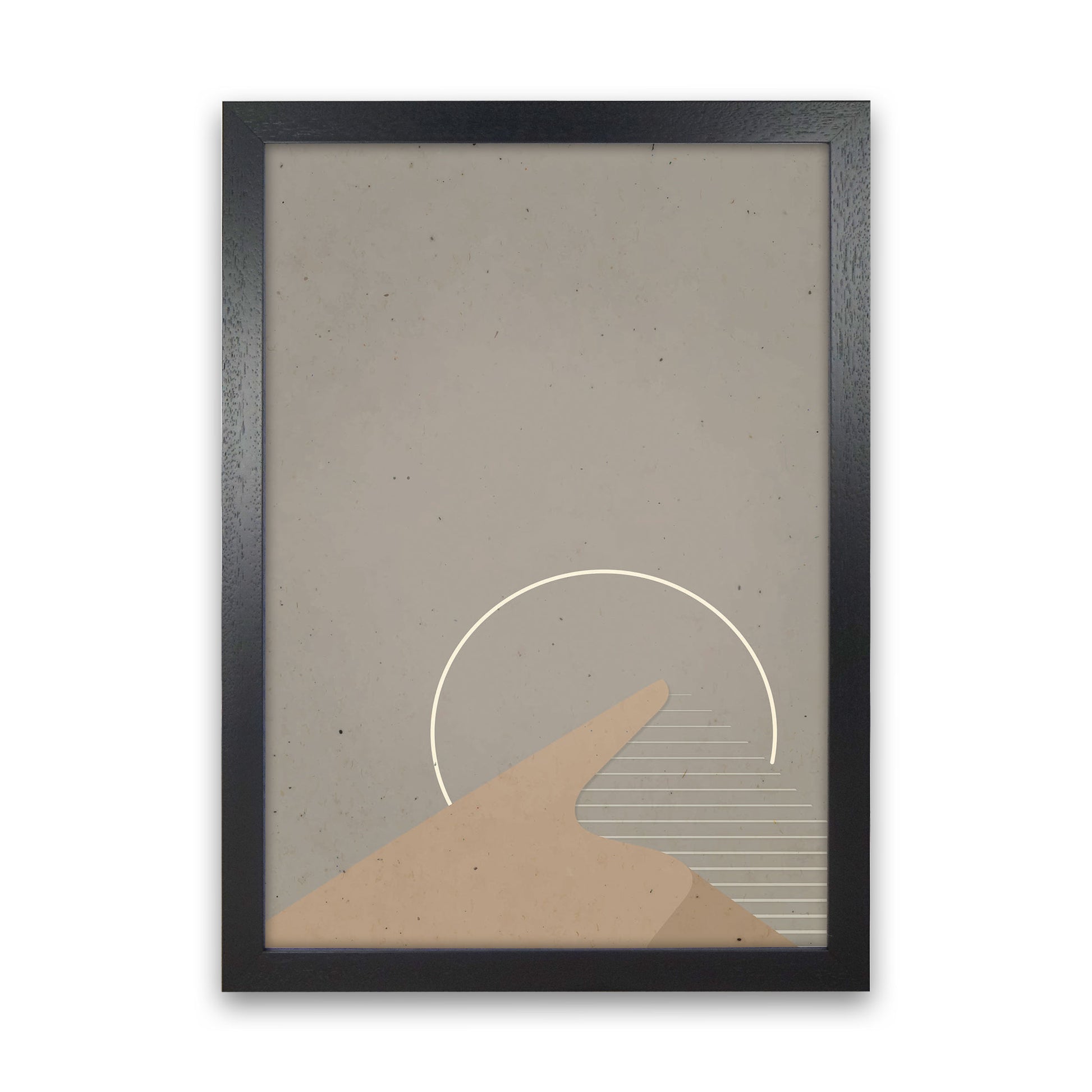 Minimal Vibes 3 Art Print by Jason Stanley Black Grain