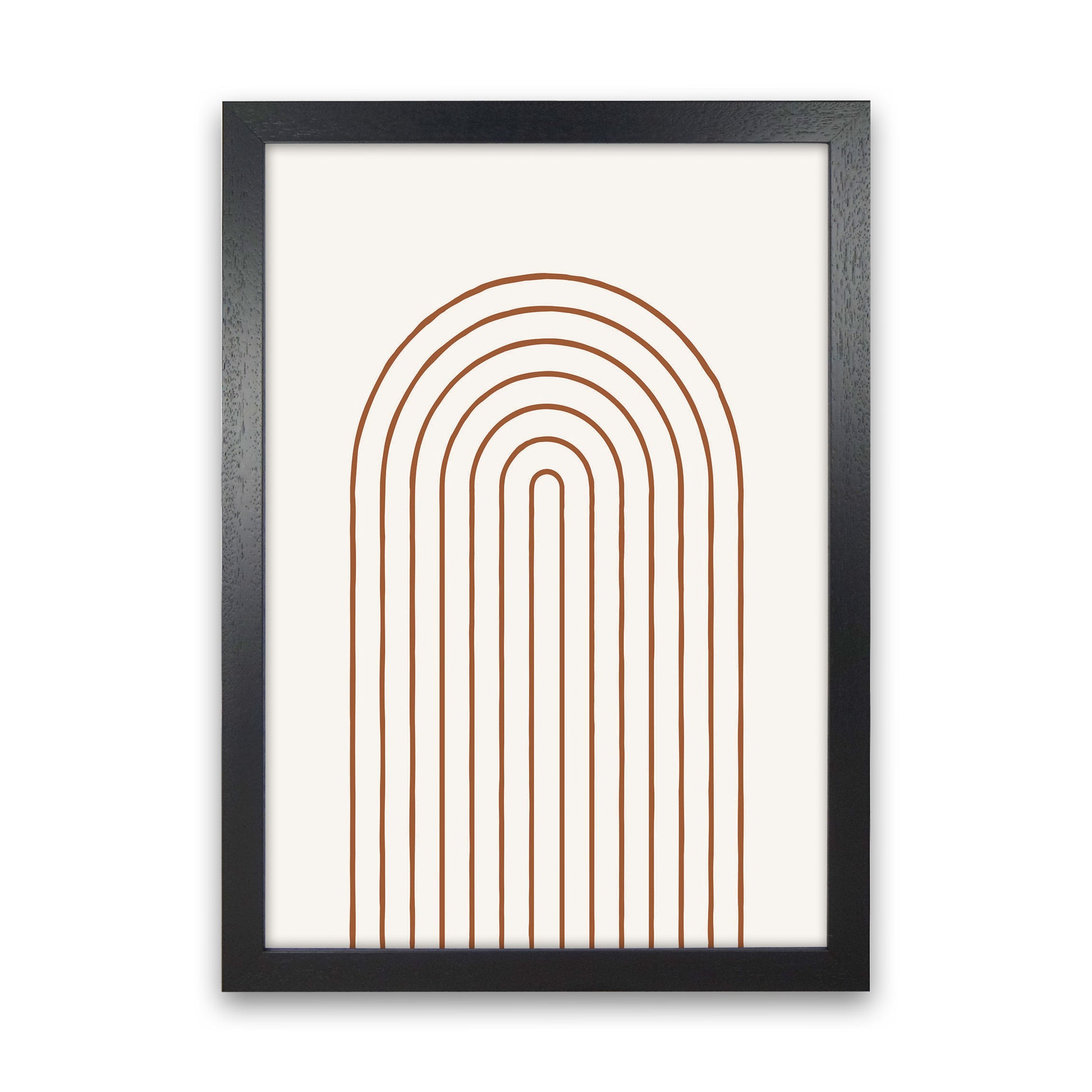Endless Rainbow Art Print by Jason Stanley Black Grain