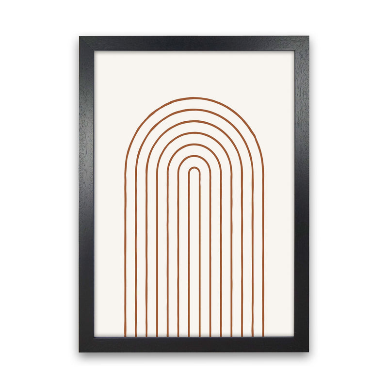 Endless Rainbow Art Print by Jason Stanley Black Grain