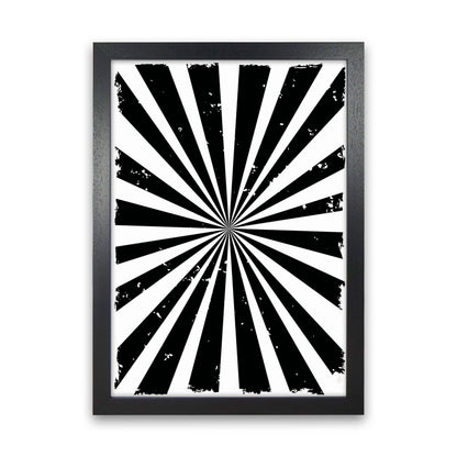 Black Sun Rays Art Print by Jason Stanley Black Grain