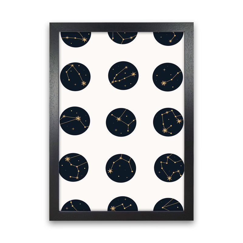 Constellations Art Print by Jason Stanley Black Grain