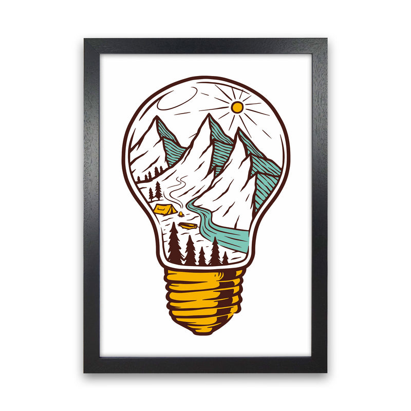 I Have An Idea Art Print by Jason Stanley Black Grain
