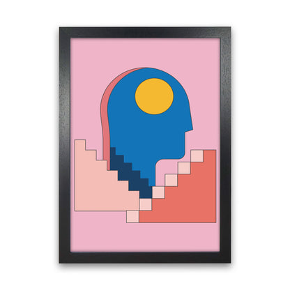 Keep Climbing Art Print by Jason Stanley Black Grain
