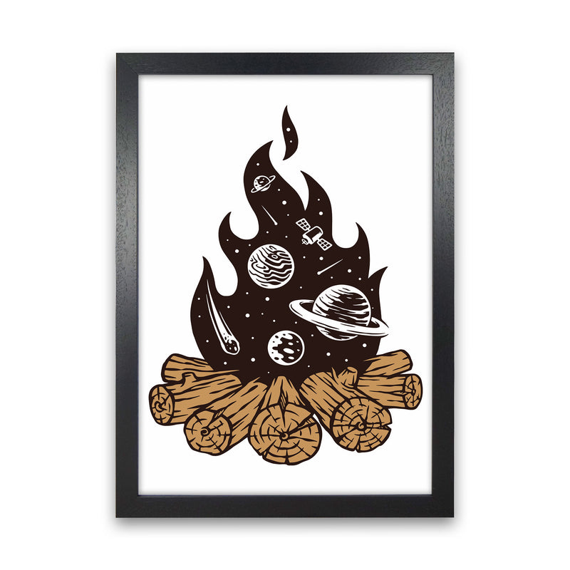 Mystical Fire Art Print by Jason Stanley Black Grain
