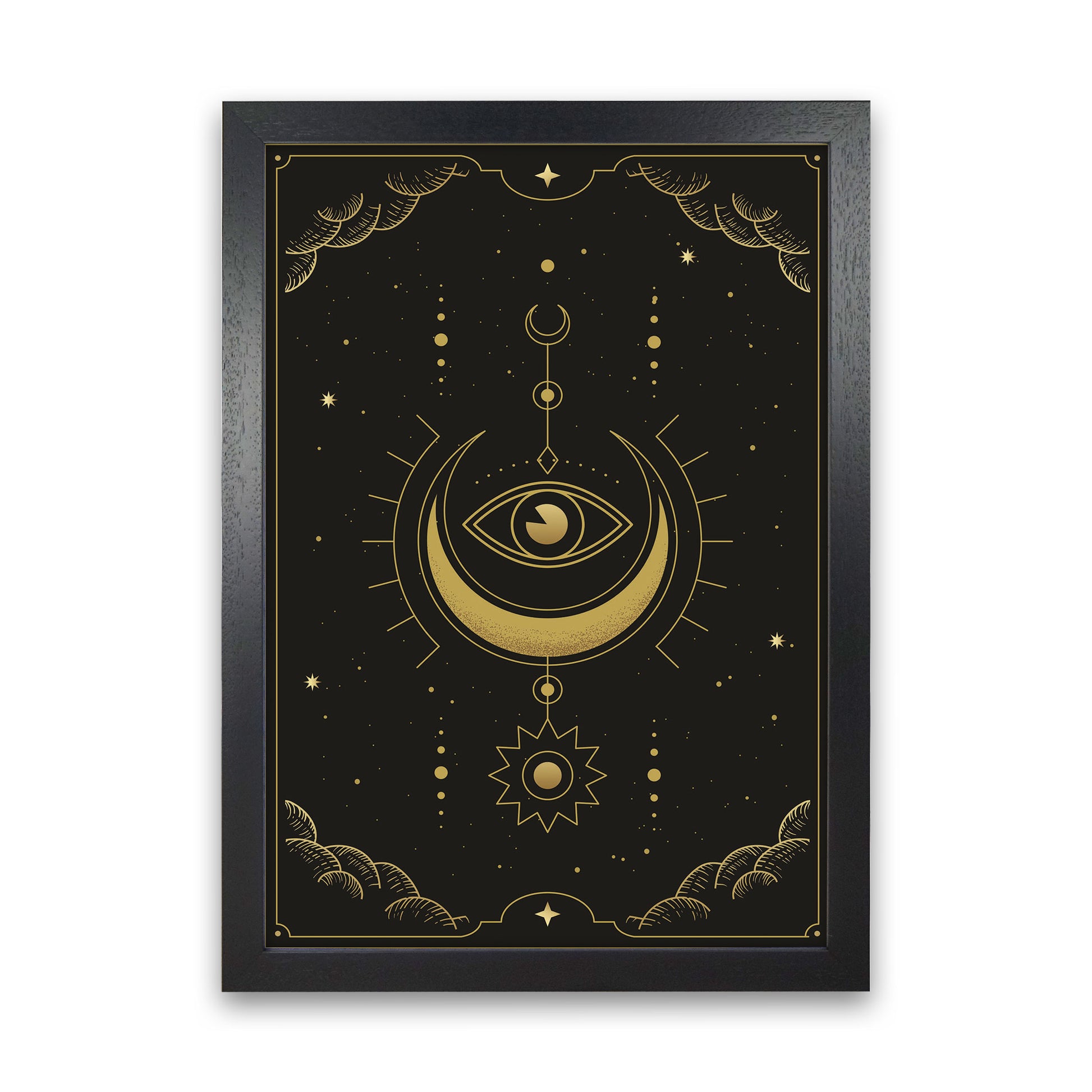 Tarot Card #1 Art Print by Jason Stanley Black Grain