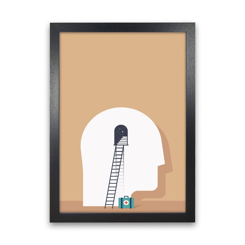 To The Rescue Art Print by Jason Stanley Black Grain