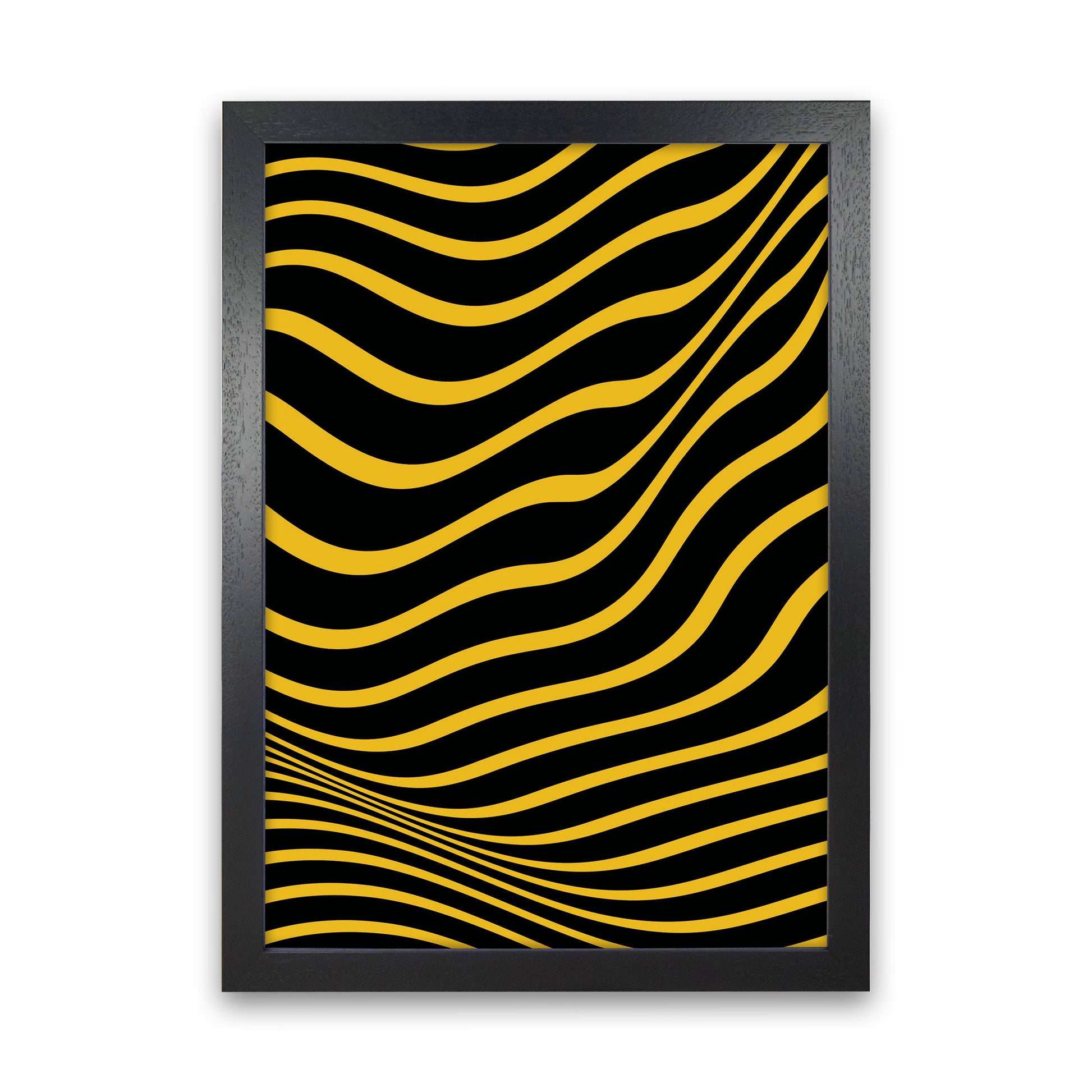 Yellow Vibes Art Print by Jason Stanley Black Grain
