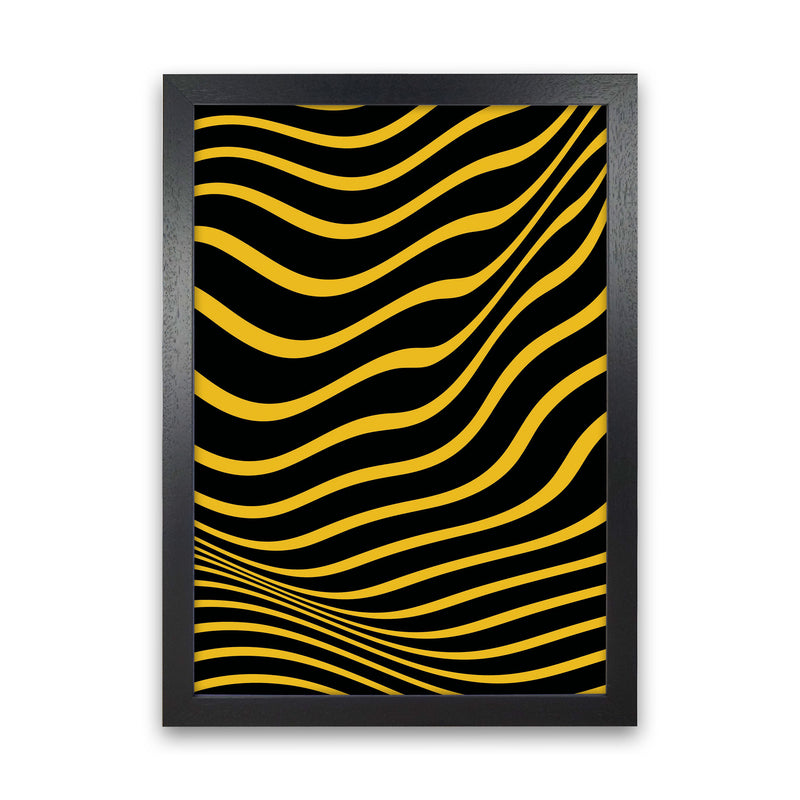Yellow Vibes Art Print by Jason Stanley Black Grain