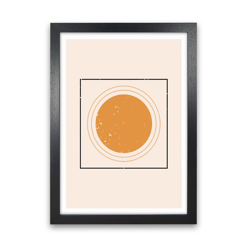 Abstract Sun Art Print by Jason Stanley Black Grain