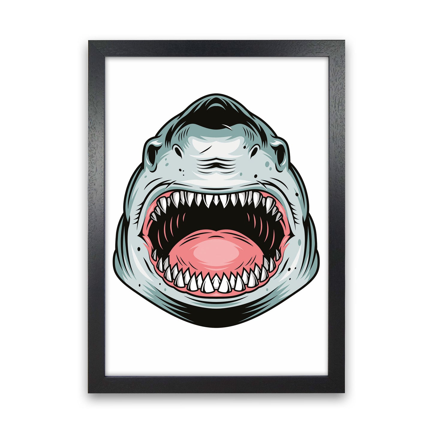 Sharkboy5000 Art Print by Jason Stanley Black Grain