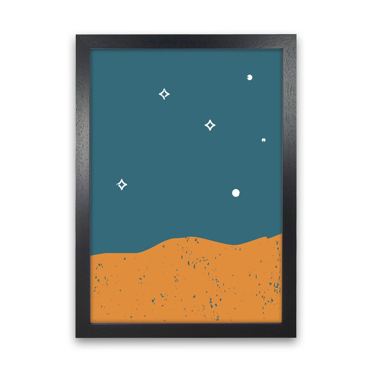 Starry Night Art Print by Jason Stanley Black Grain