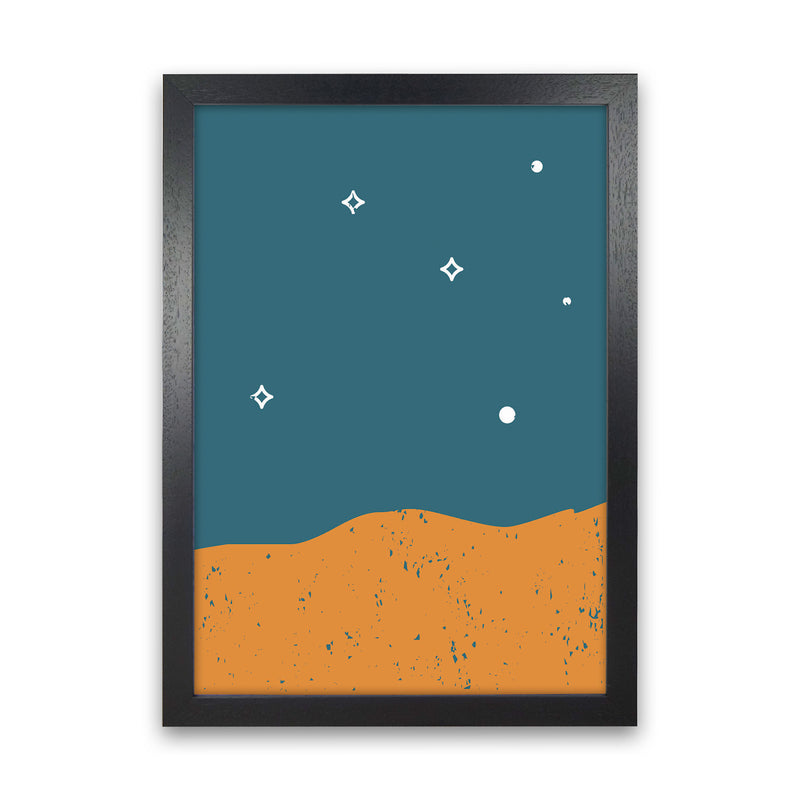 Starry Night Art Print by Jason Stanley Black Grain