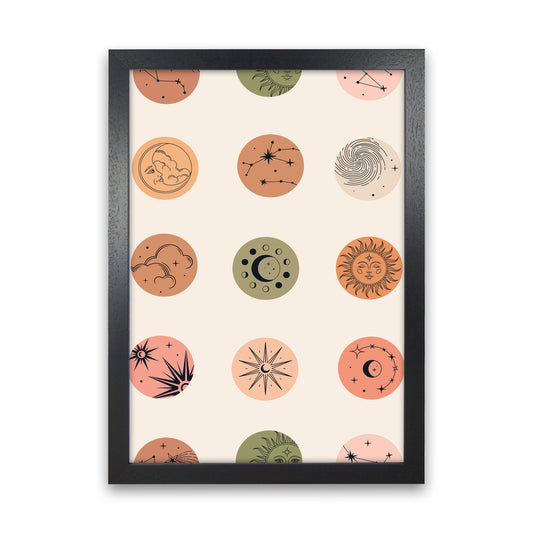 Sun And Moon Art Print by Jason Stanley Black Grain