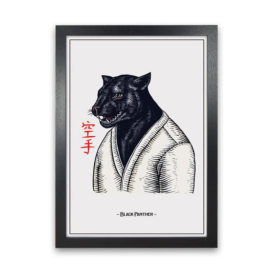 Black Panther Art Print by Jason Stanley Black Grain