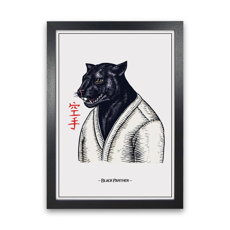 Black Panther Art Print by Jason Stanley Black Grain