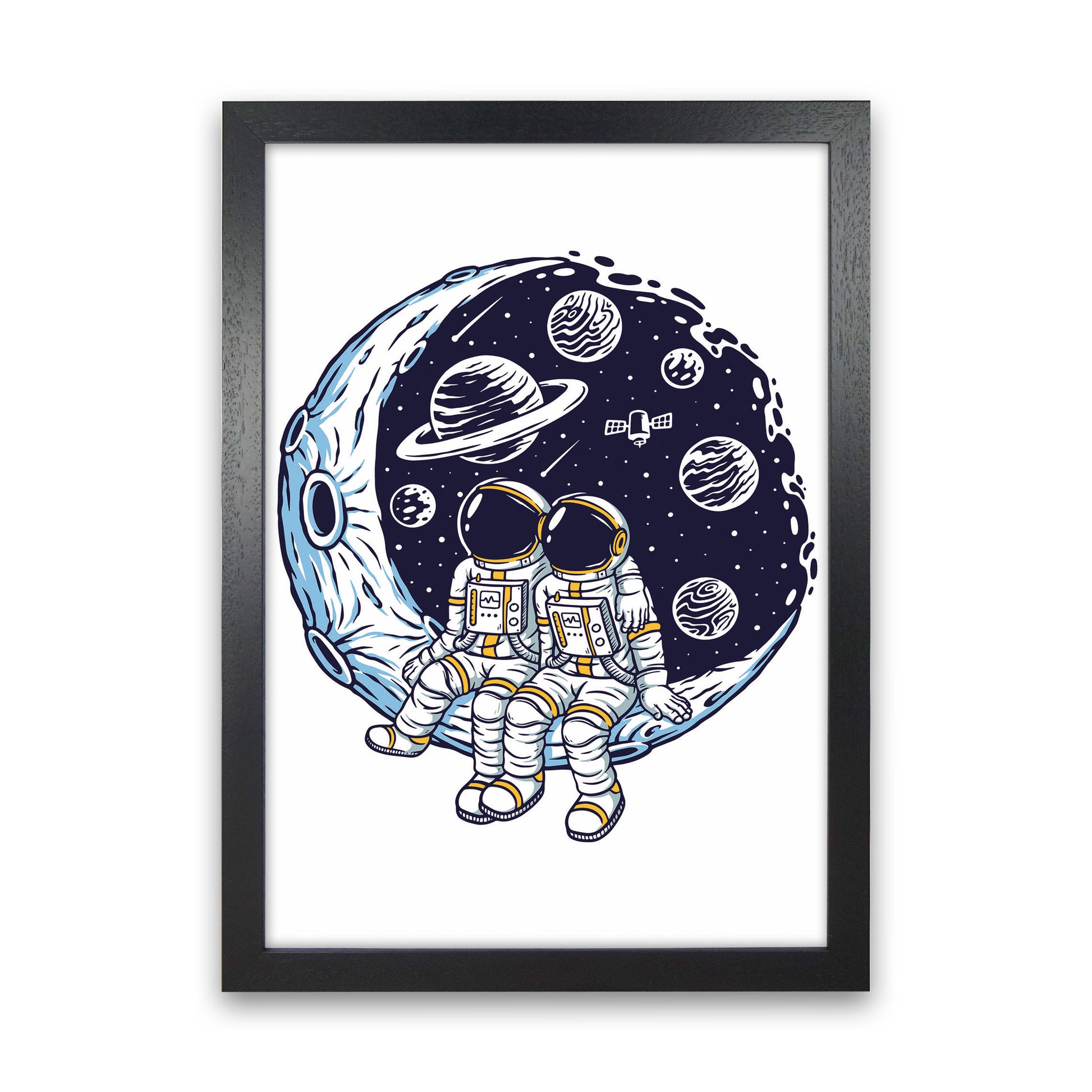 Best Friends Art Print by Jason Stanley Black Grain