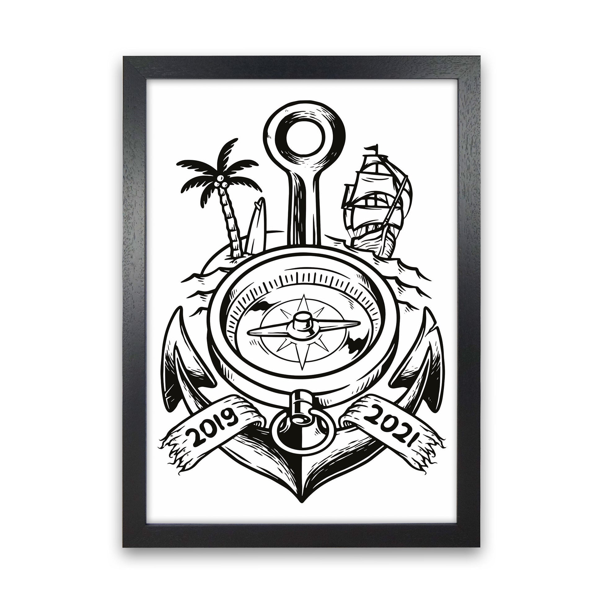 Yarrrrrrrrrr Art Print by Jason Stanley Black Grain