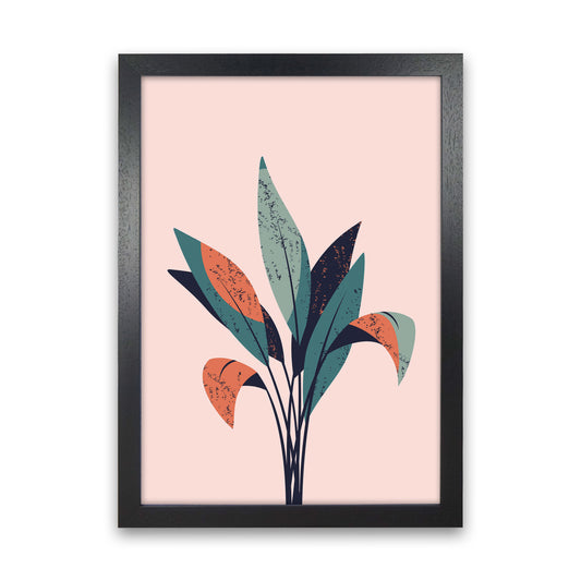Pink Plant Art Print by Jason Stanley Black Grain