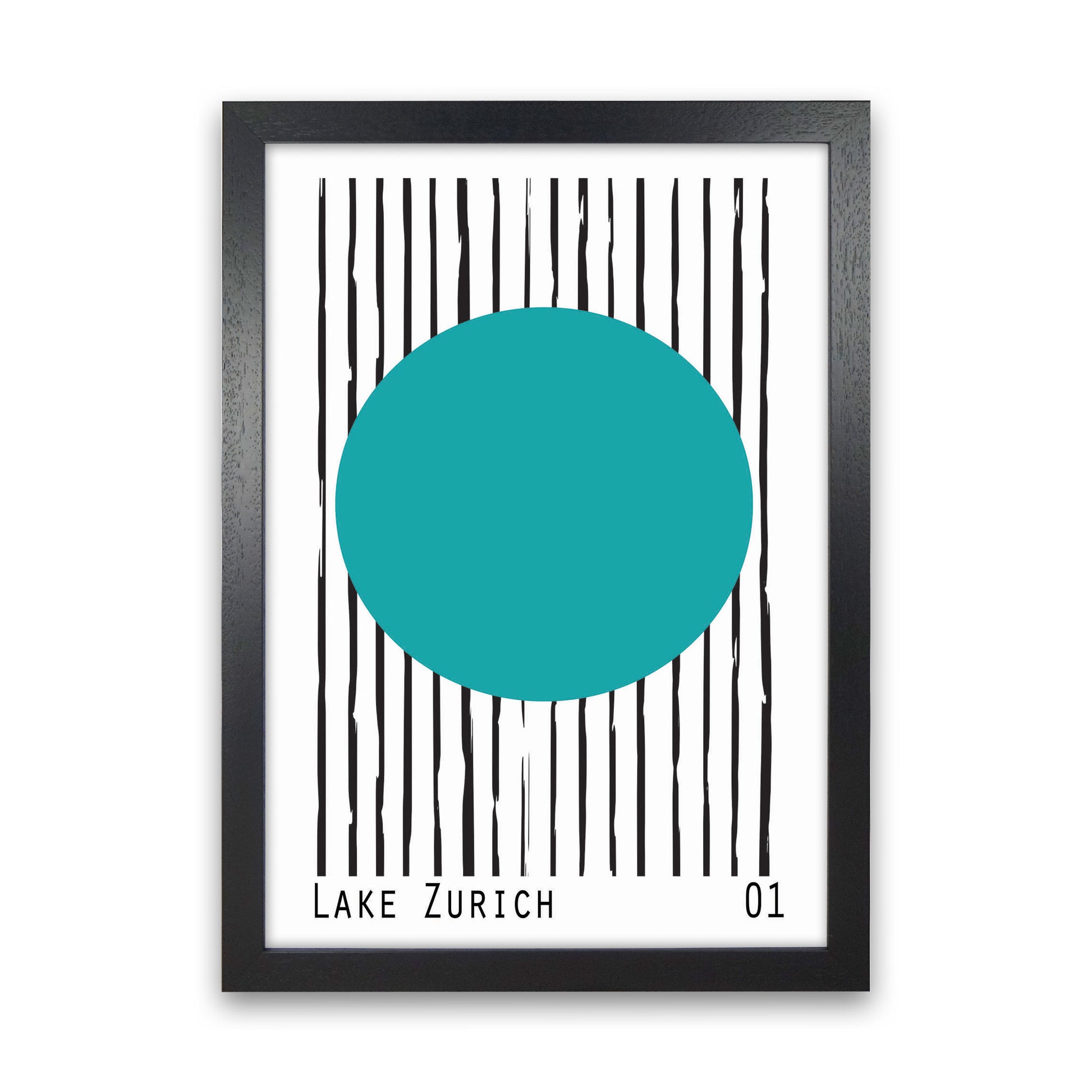 Lake Zurich Art Print by Jason Stanley Black Grain